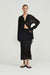 THIRD FORM WISTERIA SHEER SHIRT DRESS | BLACK