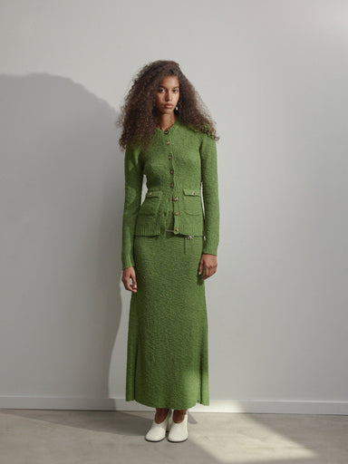 THIRD FORM WISTFUL KNIT MIDI SKIRT | JUNIPER