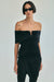 THIRD FORM WITHHELD OFF SHOULDER TOP | LOWLIGHT