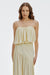 THIRD FORM WITHHELD STRAPLESS FLOOR LENGTH DRESS | BUTTER YELLOW