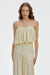 THIRD FORM WITHHELD STRAPLESS FLOOR LENGTH DRESS | BUTTER YELLOW