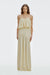 THIRD FORM WITHHELD STRAPLESS FLOOR LENGTH DRESS | BUTTER YELLOW