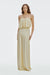 THIRD FORM WITHHELD STRAPLESS FLOOR LENGTH DRESS | BUTTER YELLOW