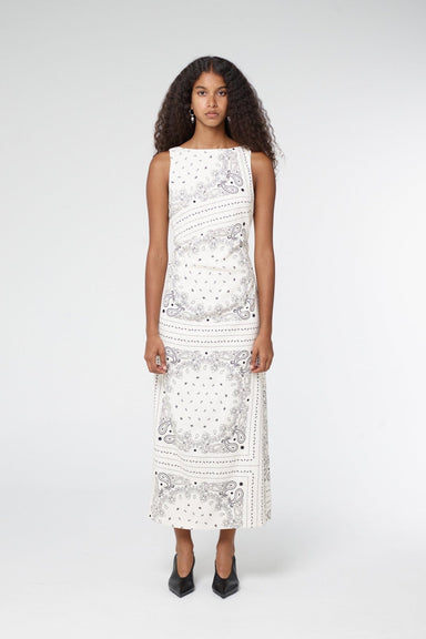 ZEPHYR MIDI DRESS | PAISLEY PRINT - THIRD FORM