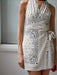 ZEPHYR MINI WRAP DRESS | PAISLEY PRINT - THIRD FORM